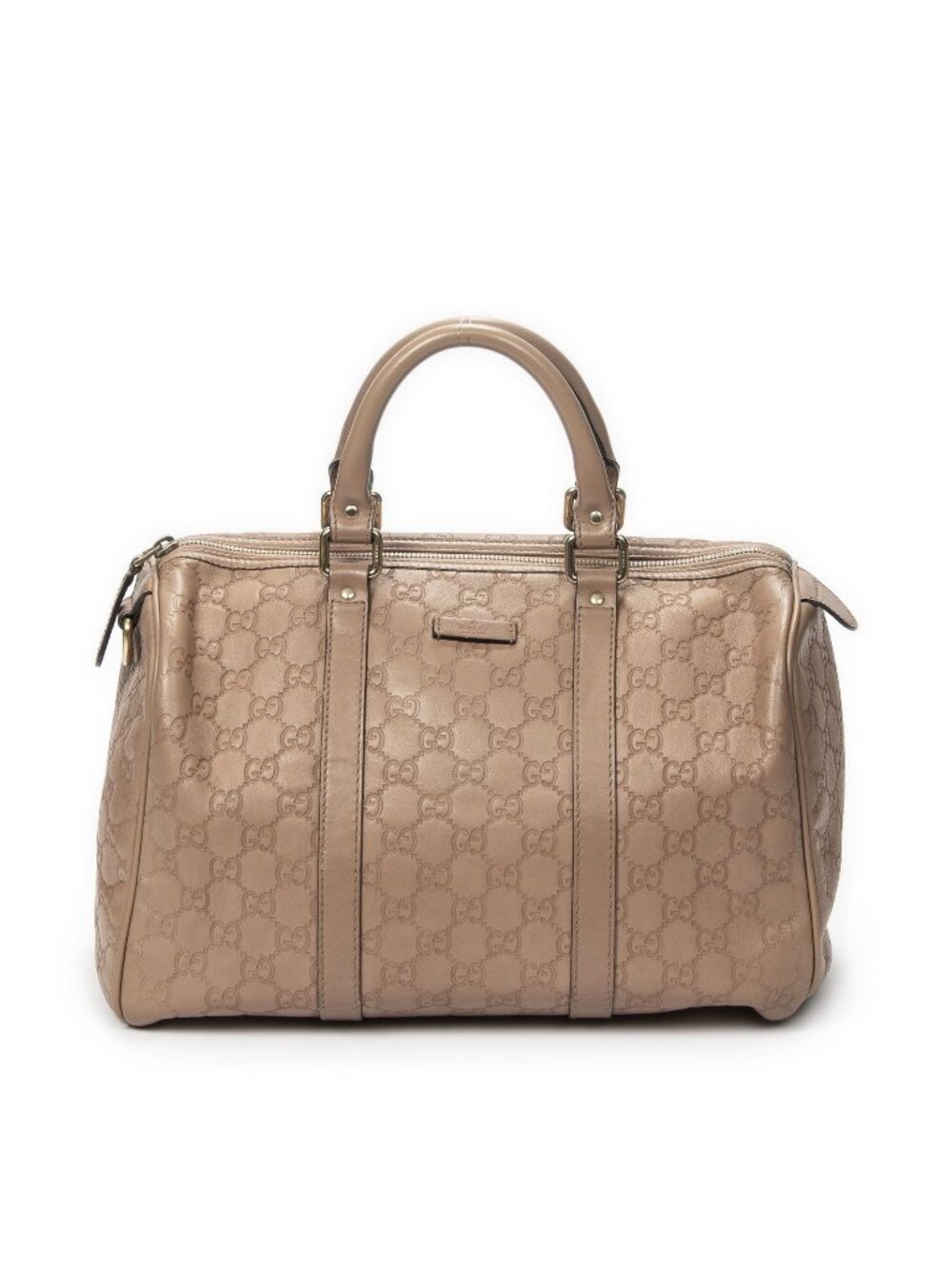 Gucci Medium Boston Salmon Pink Guccissima